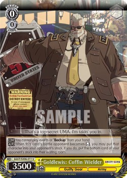 Goldlewis: Coffin Wielder (V.1 - Uncommon) - Guilty Gear -Strive-