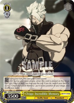 Chipp: Incredible Memory (V.1 - Uncommon) - Guilty Gear -Strive-