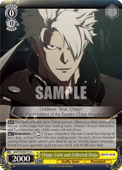 Chipp: Calm and Collected Ninja - Guilty Gear -Strive-