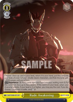 Rude Awakening (V.2 - Super Rare) - Guilty Gear -Strive-