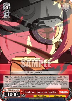 Baiken: Samurai Slasher (V.1 - Rare) - Guilty Gear -Strive-