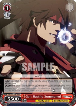 Sol: Hastily Summoned (V.1 - Rare) - Guilty Gear -Strive-