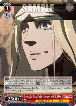 Axl: Unfair Way of Life (V.2 - Super Rare) - Guilty Gear -Strive-