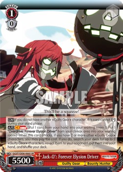 Jack-O': Forever Elysion Driver (V.2 - Super Rare) - Guilty Gear -Strive-