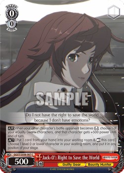 Jack-O': Right to Save the World - Guilty Gear -Strive-
