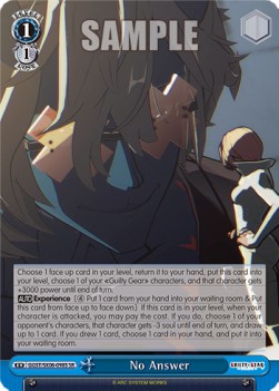 No Answer (V.2 - Super Rare) - Guilty Gear -Strive-