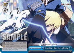 Overdrive: Ride the Lightning (V.2 - Triple Rare) - Guilty Gear -Strive-