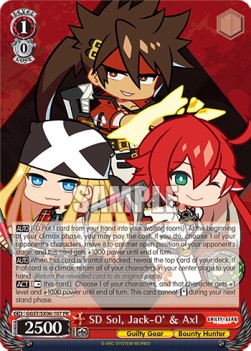 SD Sol, Jack-O' & Axl (V.1 - Promo) - Guilty Gear -Strive-