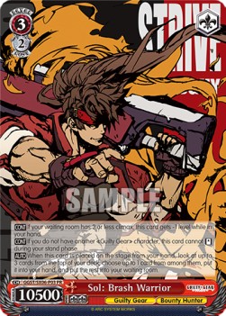 Sol: Brash Warrior - Guilty Gear -Strive-