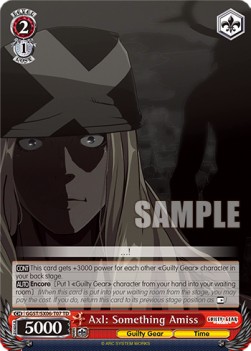Axl: Something Amiss (V.1 - Trial Deck) - Guilty Gear -Strive-