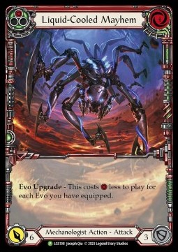 Liquid-Cooled Mayhem (Red) (Extended Art Rainbow Foil) - LGS Promos