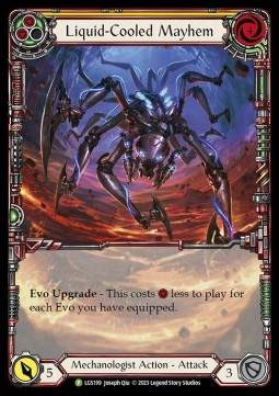 Liquid-Cooled Mayhem (Yellow) (Extended Art Rainbow Foil) - LGS Promos