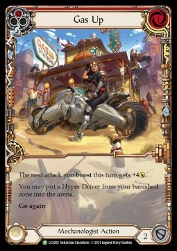 Gas Up (Red) (Extended Art Rainbow Foil) - LGS Promos