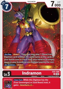 Indramon (EX5-009) - Animal Colosseum