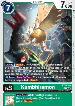 Kumbhiramon (EX5-040) - Animal Colosseum