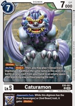 Caturamon (EX5-051) - Animal Colosseum