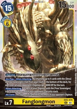 Fanglongmon (EX5-074) (V.1) - Animal Colosseum