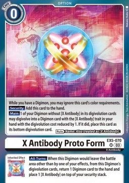 X Antibody Proto Form (EX5-070) (V.1) - Animal Colosseum
