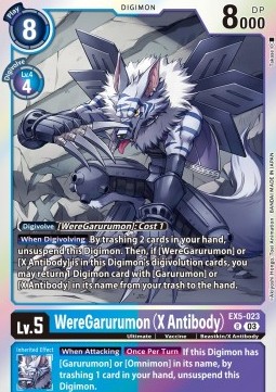 WereGarurumon (X Antibody) (EX5-023) - Animal Colosseum