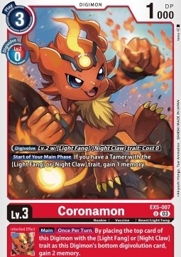 Coronamon (EX5-007) (V.1) - Animal Colosseum