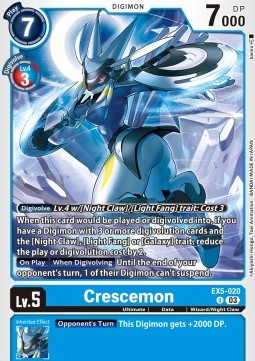 Crescemon (EX5-020) - Animal Colosseum