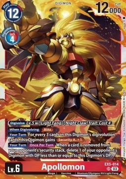Apollomon (EX5-014) (V.1) - Animal Colosseum