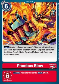 Phoebus Blow (EX5-066) - Animal Colosseum