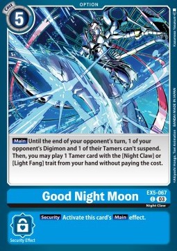 Good Night Moon (EX5-067) - Animal Colosseum