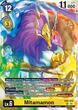 Mitamamon (EX5-033) (V.1) - Animal Colosseum