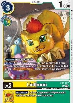 Liollmon (EX5-027) - Animal Colosseum