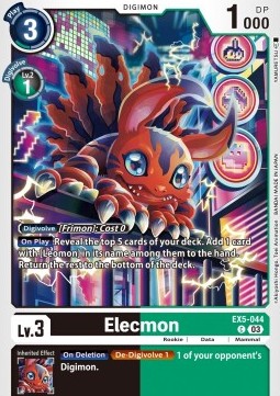 Elecmon (EX5-044) - Animal Colosseum