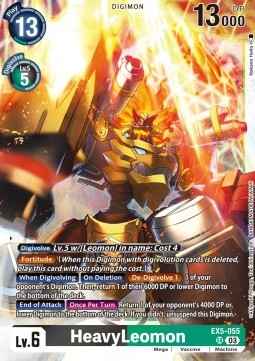 HeavyLeomon (EX5-055) (V.1) - Animal Colosseum