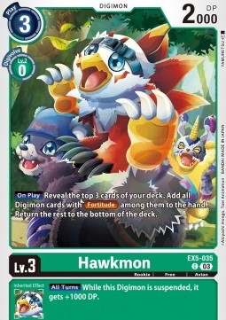 Hawkmon (EX5-035) - Animal Colosseum