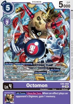 Octomon (EX5-058) - Animal Colosseum