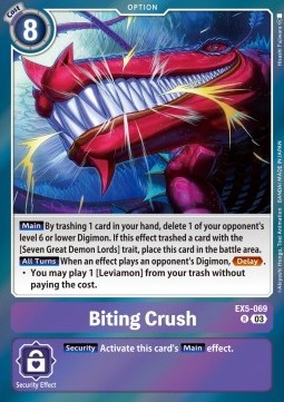Biting Crush (EX5-069) - Animal Colosseum