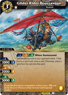 Glider Rider Bourrasque (V.1 - Rare) - Savior of Chaos
