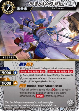 Valkyrie Calista (V.1 - Rare) - Savior of Chaos