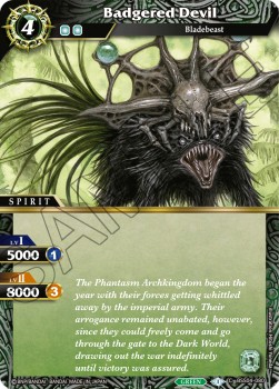 Badgered Devil - Savior of Chaos