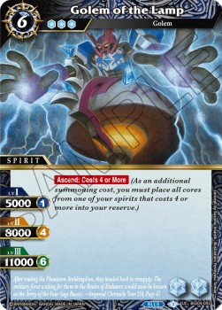 Golem of the Lamp (V.1 - Uncommon) - Savior of Chaos
