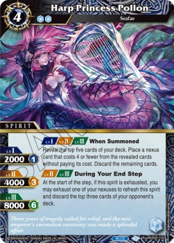 Harp Princess Pollon (V.1 - Rare) - Savior of Chaos