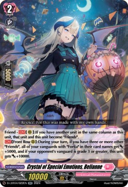 Crystal of Special Emotions, Belianne [D-Format] (V.1 - Double Rare) - Lyrical Monasterio: Trick or Trick!
