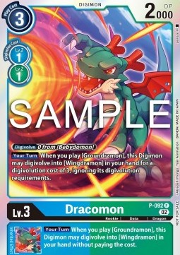 Dracomon (P-092) - Promos