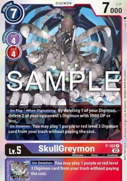 SkullGreymon (P-102) - Promos