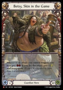 Betsy, Skin in the Game (Regular) - Heavy Hitters