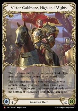 Victor Goldmane, High and Mighty (Regular) - Heavy Hitters