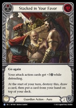 Stacked in Your Favor (Red) (Regular) - Heavy Hitters
