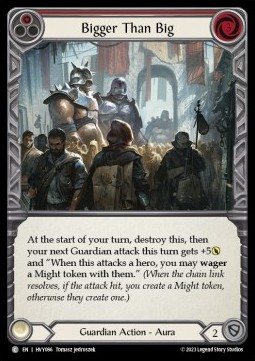 Bigger Than Big (Red) (Rainbow Foil) - Heavy Hitters