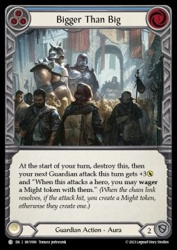 Bigger Than Big (Blue) (Rainbow Foil) - Heavy Hitters