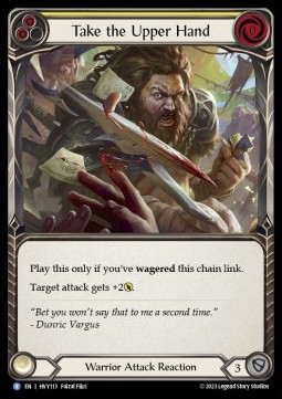 Take the Upper Hand (Yellow) (Regular) - Heavy Hitters