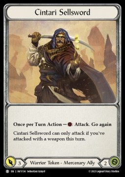Cintari Sellsword (Regular) - Heavy Hitters